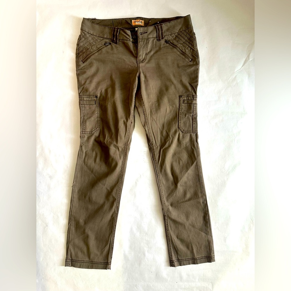 Muss Women's Brown Cargo Jeans